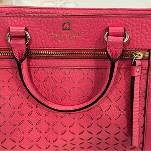 Kate Spade Pink Quilted Satchel